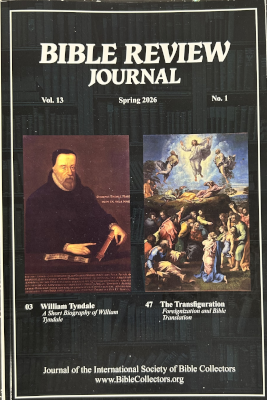 Bible review journal vol13
